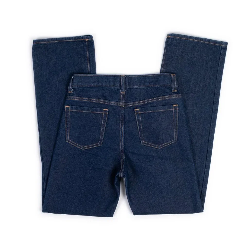 OLD NAVY Straight dark blue jeans size 14